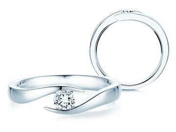 Anillo de compromiso Twist