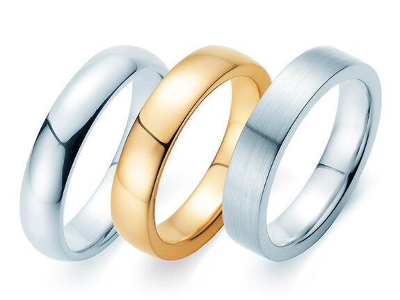 Anillos para hombre – Anillos de compromiso sin piedra preciosa para hombres