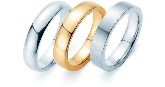 Anillos para hombre – Anillos de compromiso sin piedra preciosa para hombres