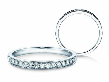 Anillo de compromiso Alliance-/Eternityring en oro blanco