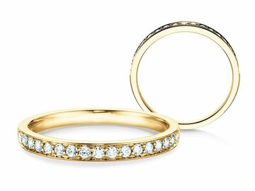 Anillo de compromiso Alliance-/Eternityring en oro amarillo