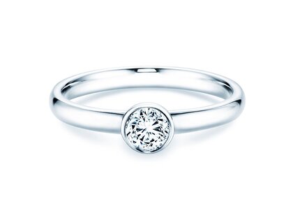 Anillo de compromiso Eternal en 14K oro blanco con diamante 0,30ct H/SI