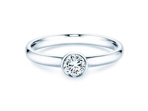 Anillo de compromiso Eternal en 14K oro blanco con diamante 0,30ct H/SI