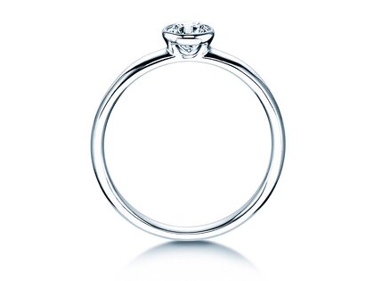 Anillo de compromiso Eternal en 14K oro blanco con diamante 0,30ct H/SI