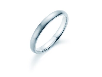 Anillo para hombre Classic 3mm en plata 925/- mate