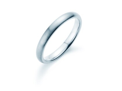 Anillo para hombre Classic 2,5mm en plata 925/- mate