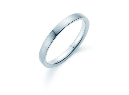 Anillo para hombre Infinity 3mm en plata 925/- mate
