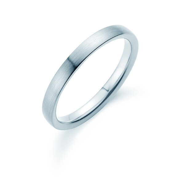 Anillo para hombre Infinity 3mm en plata 925/- mate