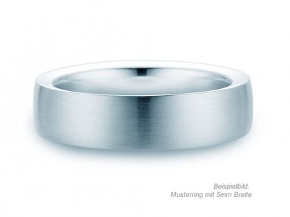 Anillo para hombre Infinity 3mm en plata 925/- mate
