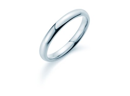 Anillo para hombre Classic 2,5mm en platino 950/- pulido