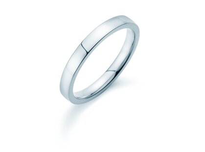 Anillo para hombre Modern 2,5mm en plata 925/- pulido