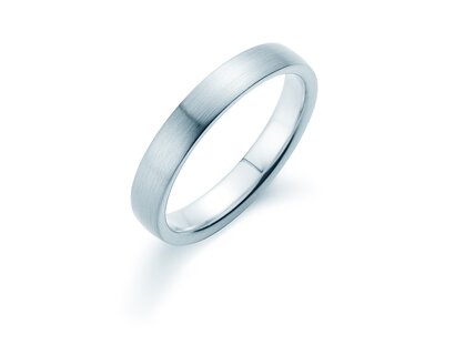 Anillo para hombre Infinity en platino 950/- mate