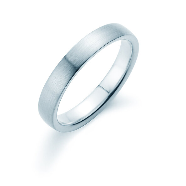 Anillo para hombre Infinity en platino 950/- mate