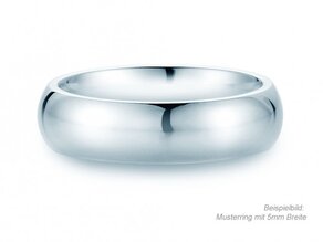 Anillo para hombre Classic 5mm en plata 925/- pulido