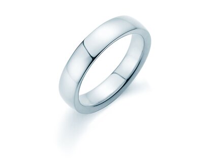 Anillo para hombre Infinity 5,5mm en platino 950/- pulido