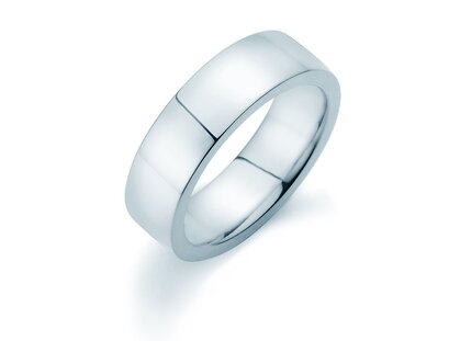 Anillo para hombre Modern 7mm en platino 950/- pulido