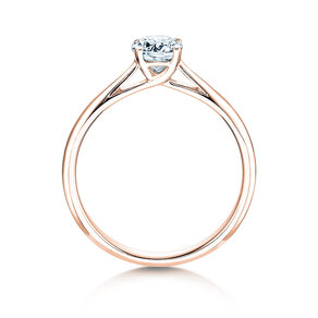Anillo de compromiso Delight en 18K oro rosa con diamante 0,50ct G/SI