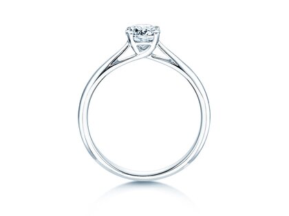 Anillo de compromiso Delight en 14K oro blanco con diamante 0,50ct H/SI