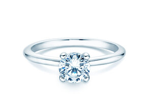 Anillo de compromiso Classic 4 en 18K oro blanco con diamante 2,00ct G/SI