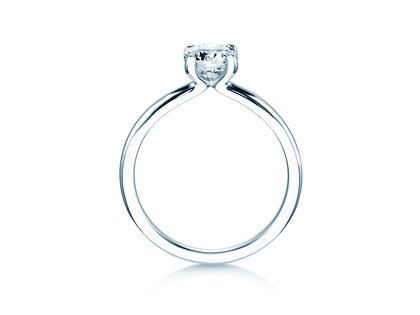 Anillo de compromiso Classic 4 en 18K oro blanco con diamante 2,00ct G/SI