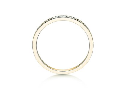 Anillo de compromiso Endless Love en 14K oro amarillo con diamantes 0,20ct G/SI