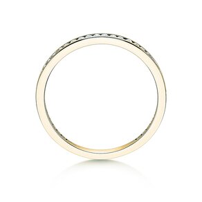 Anillo de compromiso Endless Love en 14K oro amarillo con diamantes 0,20ct G/SI