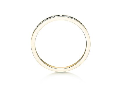 Anillo de compromiso Endless Love en 14K oro amarillo con diamantes 0,33ct G/SI