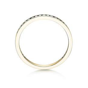 Anillo de compromiso Endless Love en 14K oro amarillo con diamantes 0,33ct G/SI