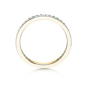 Anillo de compromiso Endless Love en 9K oro amarillo con diamantes 0,50ct G/SI