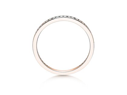 Anillo de compromiso Endless Love en 18K oro rosa con diamantes 0,20ct G/SI