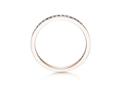 Anillo de compromiso Endless Love en 9K oro rosa con diamantes 0,33ct G/SI