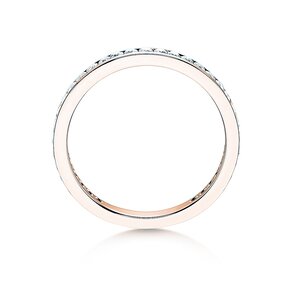 Anillo de compromiso Endless Love en 14K oro rosa con diamantes 0,50ct G/SI