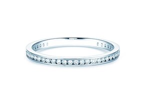 Anillo de compromiso Endless Love en 14K oro blanco con diamantes 0,20ct G/SI