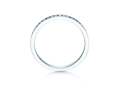 Anillo de compromiso Endless Love en 9K oro blanco con diamantes 0,33ct G/SI