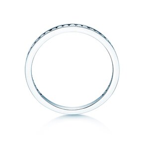 Anillo de compromiso Endless Love en 9K oro blanco con diamantes 0,33ct G/SI