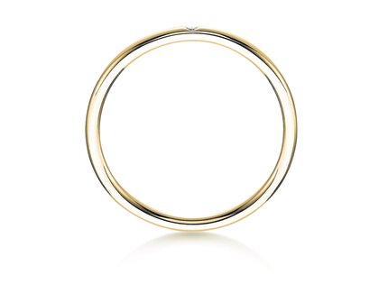 Anillo de compromiso Promise Petite en 9K oro amarillo con diamante 0,005ct G/SI