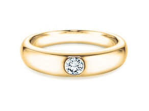 Anillo de compromiso Promise en oro amarillo