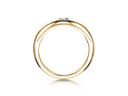 Anillo de compromiso Promise en oro amarillo