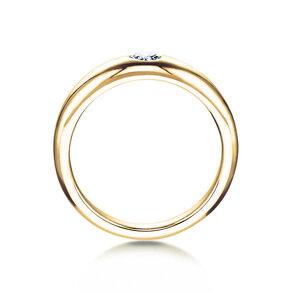 Anillo de compromiso Promise en oro amarillo