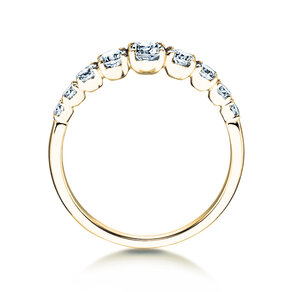 Anillo de compromiso 9 Diamonds en 14K oro amarillo con diamantes 0,43ct G/SI