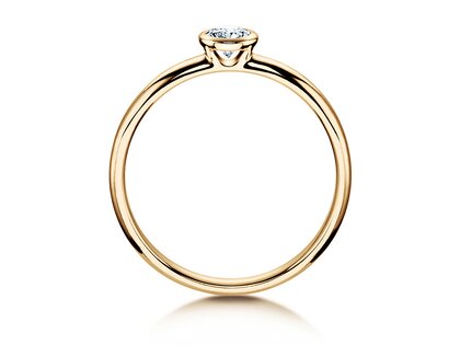 Anillo de compromiso Eternal en 14K oro amarillo con diamante 0,30ct H/SI