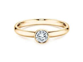 Anillo de compromiso Eternal en 14K oro amarillo con diamante 0,35ct G/SI