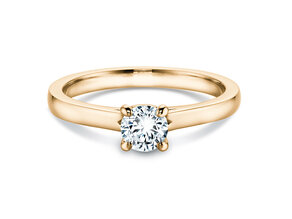 Anillo de compromiso Modern en oro amarillo