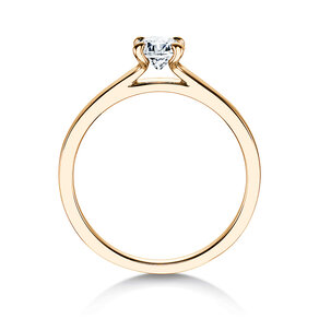 Anillo de compromiso Modern en oro amarillo