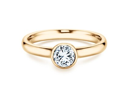 Anillo de compromiso Eternal en 9K oro amarillo con diamante 1,00ct H/SI