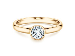 Anillo de compromiso Eternal en 9K oro amarillo con diamante 1,00ct H/SI