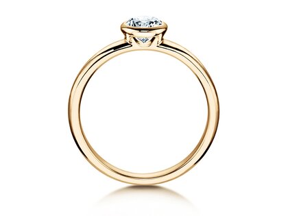 Anillo de compromiso Eternal en 9K oro amarillo con diamante 1,00ct H/SI