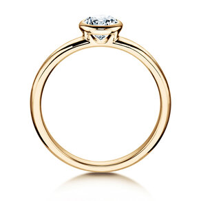 Anillo de compromiso Eternal en 9K oro amarillo con diamante 1,00ct H/SI
