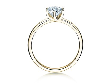 Anillo de compromiso Melody en 18K oro amarillo con diamante 2,50ct H/SI