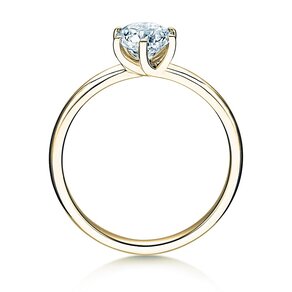 Anillo de compromiso Melody en 18K oro amarillo con diamante 2,50ct H/SI